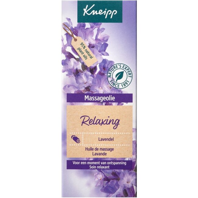 Aceite de masaje relajante de lavanda 100 ml