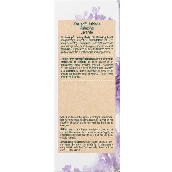 Kneipp Relaxing caring body oil lavendel 100 Milliliter