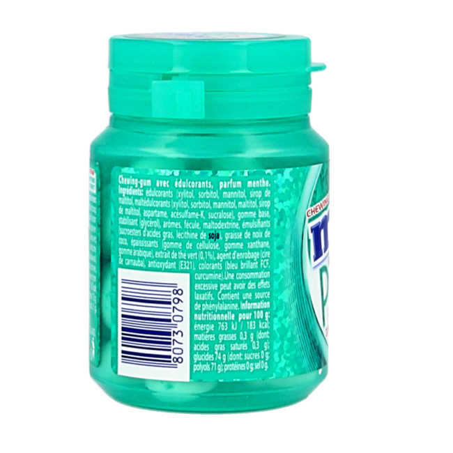 Mentos Gum pure wintergreen bote 30 unidades