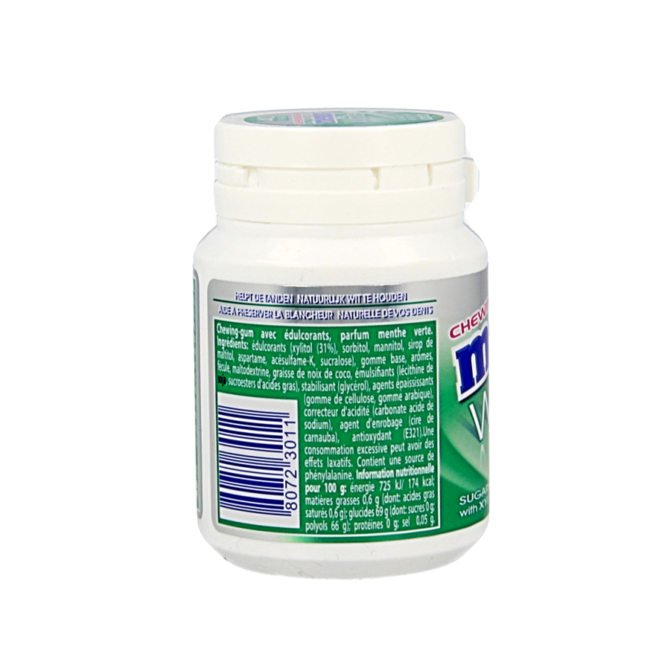 Chicles Mentos Green Mint White bote de 40 unidades