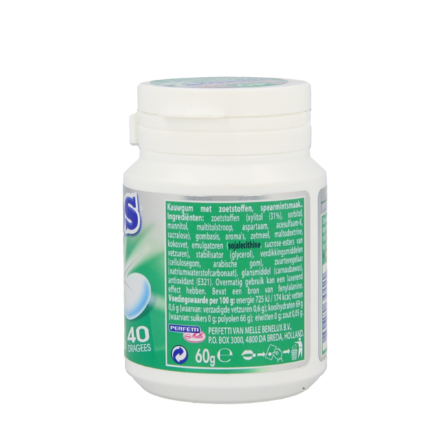 Greenmint white gum pot 40 pieces