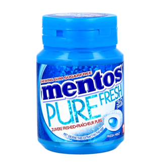 Mentos Bote de chicles Pure fresh mint 30 unidades