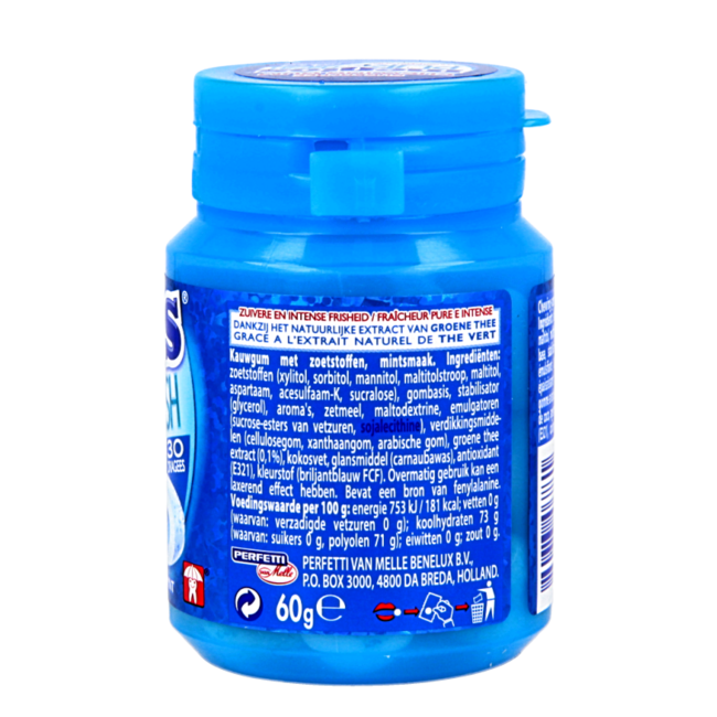 Mentos Pure Fresh Mint Pot de 30 pièces