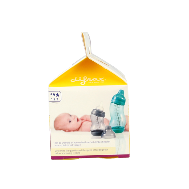 Bottle teat soft wide 1-2-3 2 pieces