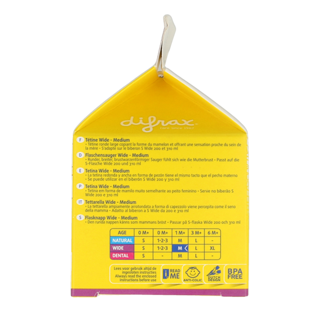 Flesspeen soft breed medium 2 Stuks