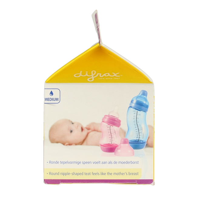 Bottle teat soft wide medium 2 pieces
