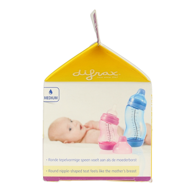 Tétine col large soft médium - Lot de 2