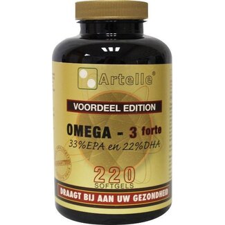 Artelle Artelle Omega 3 forte 1000mg 220 Kapsułek Softgel