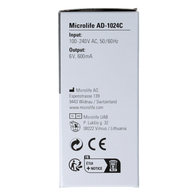 Microlife MIC Z977013-0-adaptador AD-1024C 1 unidad