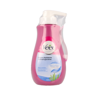 Veet Veet Crème dépilatoire peaux sensibles flacon pompe 400 ml