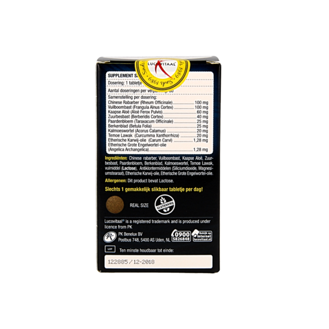 Lucovitaal Stoelgang ohne Senna 60 Tabletten