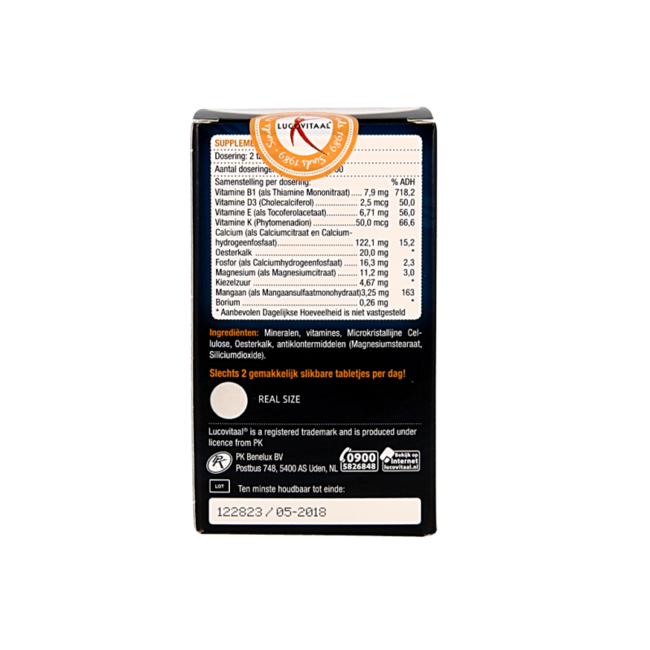 Lucovitaal Oesterkalk calcium tabletten 100 Tabletten