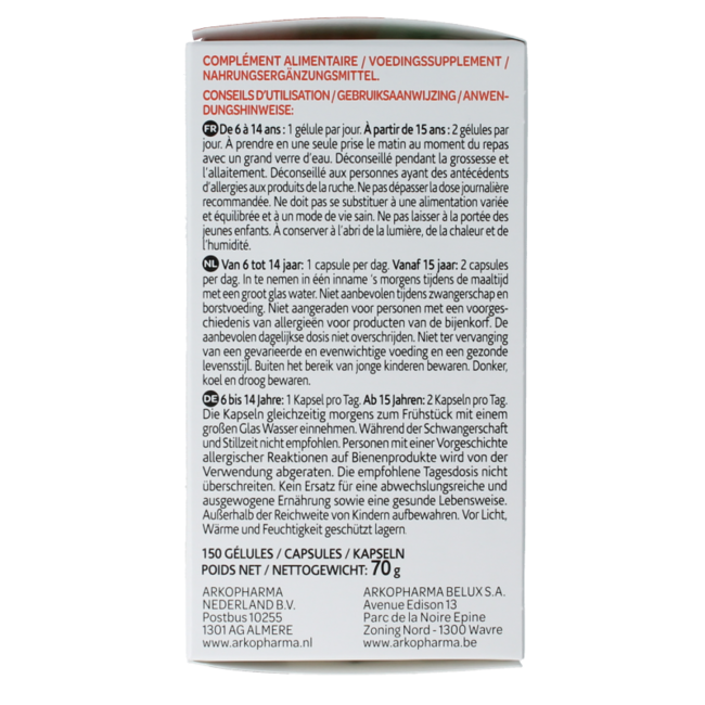Propolis organic 150 Capsules