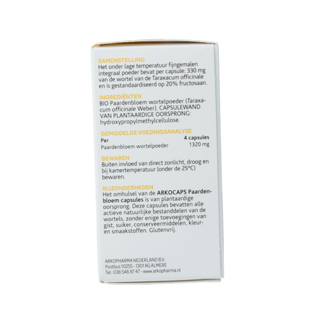 Dandelion organic 45 Capsules