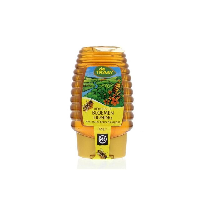 Organic wildflower honey squeeze bottle 365g