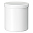 Blockland Pot à onguent blanc PP plastobel avec bouchon 1000ml 18 pièces