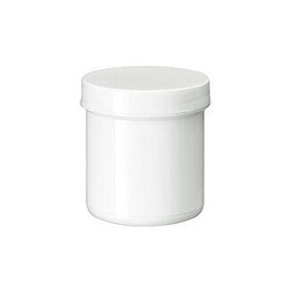Blockland Blockland Ointment jar white PP plastobel capped 250ml 25 Pieces