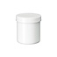 Tarro para Ungüentos Blockland, Blanco, PP Plastobel, con Tapa, 250 ml (25 Unidades)