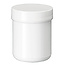 Tarro para pomada Blockland blanco PP plastobel con tapa 70 ml, 56 unidades