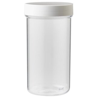 Blockland Blockland Plastobel Tablettenflasche transparent mit Deckel 110 ml 53 Stück
