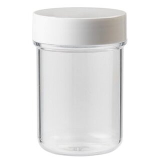 Blockland Plastobel transparent tablet bottle with cap 35ml 90 pieces