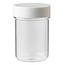 Plastobel transparent tablet bottle with cap 35ml 90 pieces