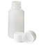 Blockland HDPE Flasche Natur + Verschlusskappe 28mm/100ml, 35 Stück