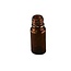 Flacone Contagocce Blockland combinato in vetro ambrato DIN18 10ml, 120 Pezzi