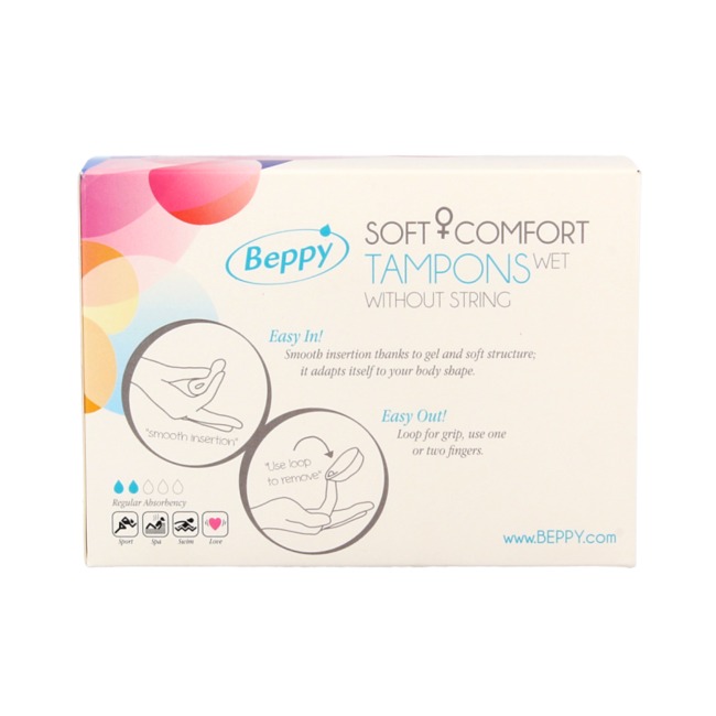 Soft+ Comfort Tampons Wet 8 Stück