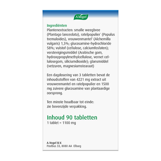 Alchemilla glucosamine 90 comprimidos