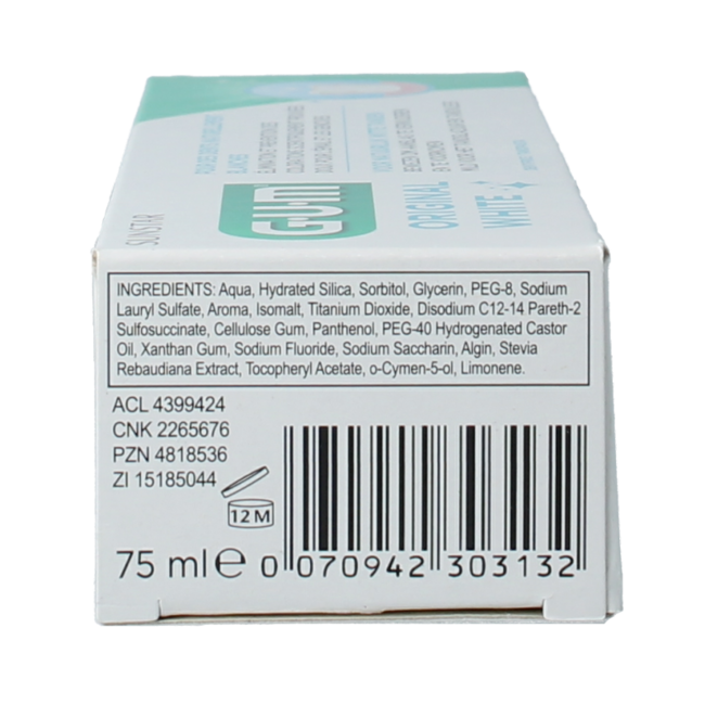 Original White Toothpaste 75 ml