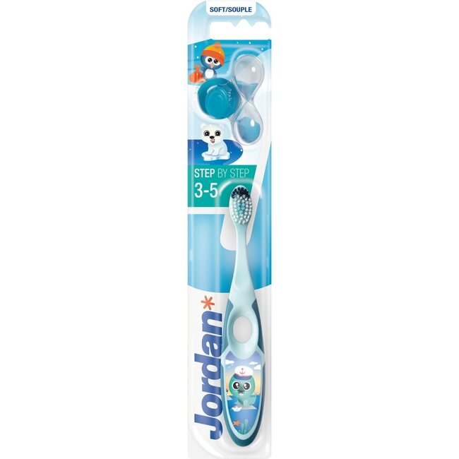 Jordan Step by Step 2 Premium Toothbrush 3-5 Years 1 Piece