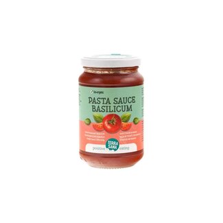 TerraSana Salsa de tomate con albahaca bio 340 gramos