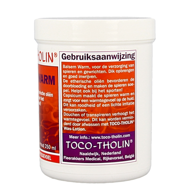 Toco Tholin Baume chauffant 250 ml