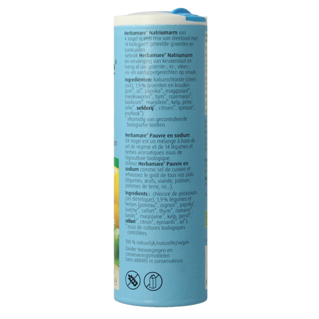 A.Vogel Herbamare Low Sodium Organic Diet Salt 125g