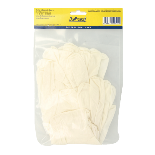 Duoprotect Guante látex mediano 10 unidades