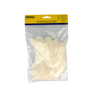 Duoprotect Duoprotect Latex Gloves S 10 Pieces