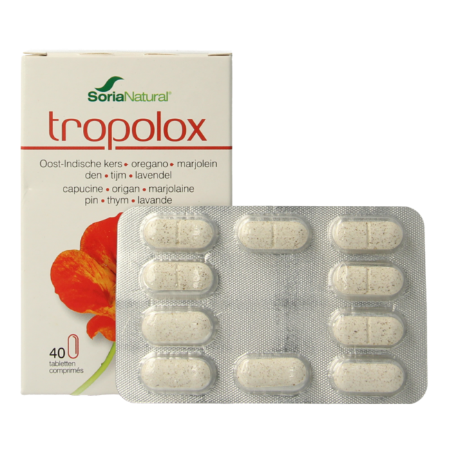 Soria Natural Tropolox 40 comprimés