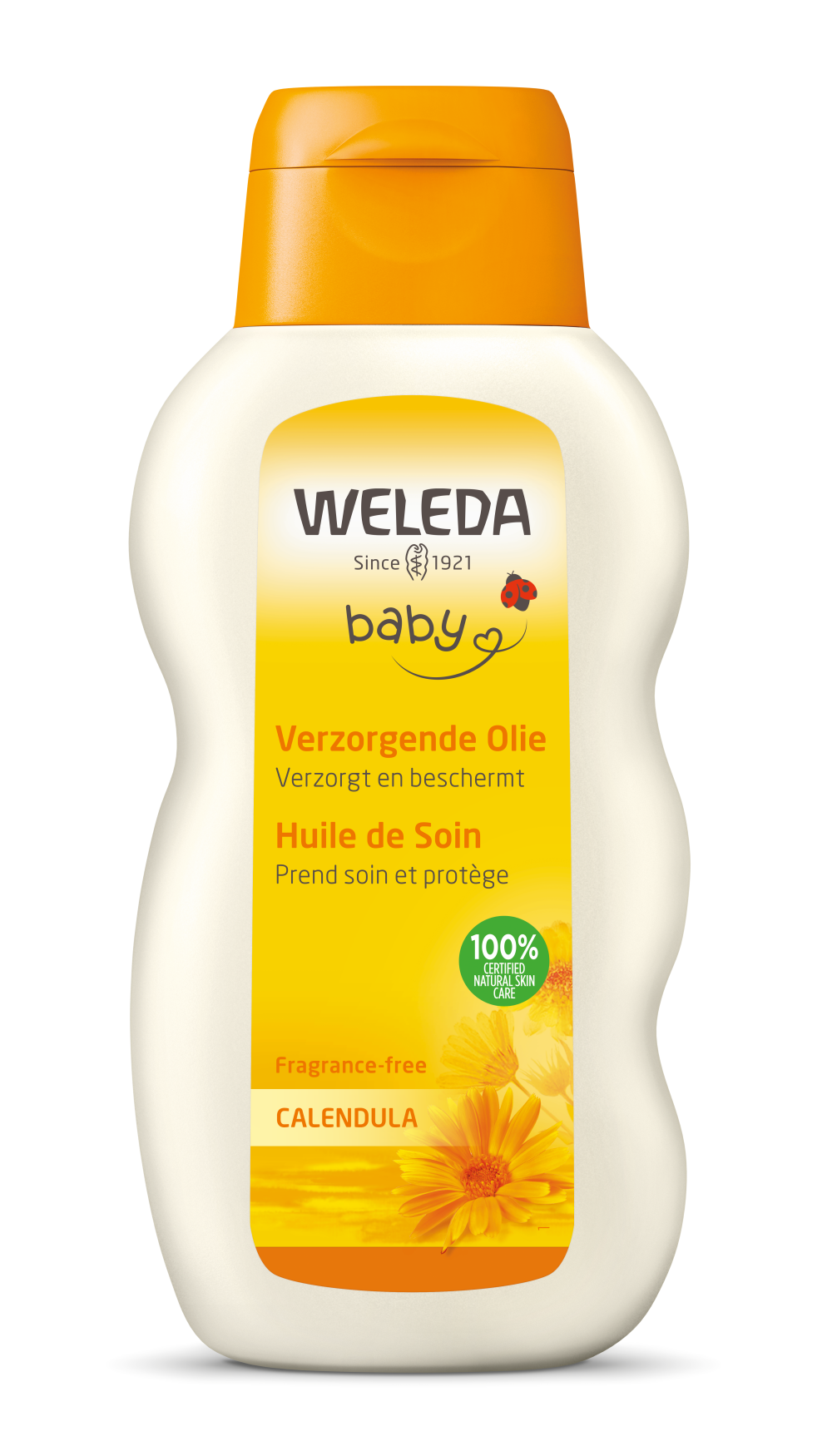 Calendula baby verzorgende olie 200 Milliliter