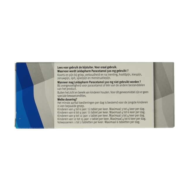 Paracetamol 500mg 50 Comprimidos