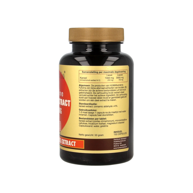 Artelle Fytoline extracto de canela 1000mg 150 cápsulas