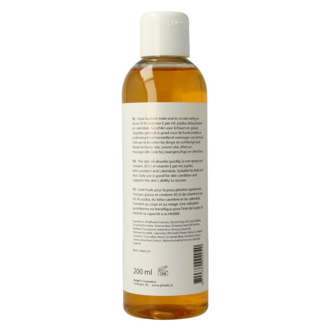 Vitamin E Hautöl 200 ml