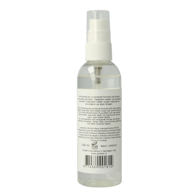 Spray Ginkel's na Potliwe Stopy 100 Mililitrów
