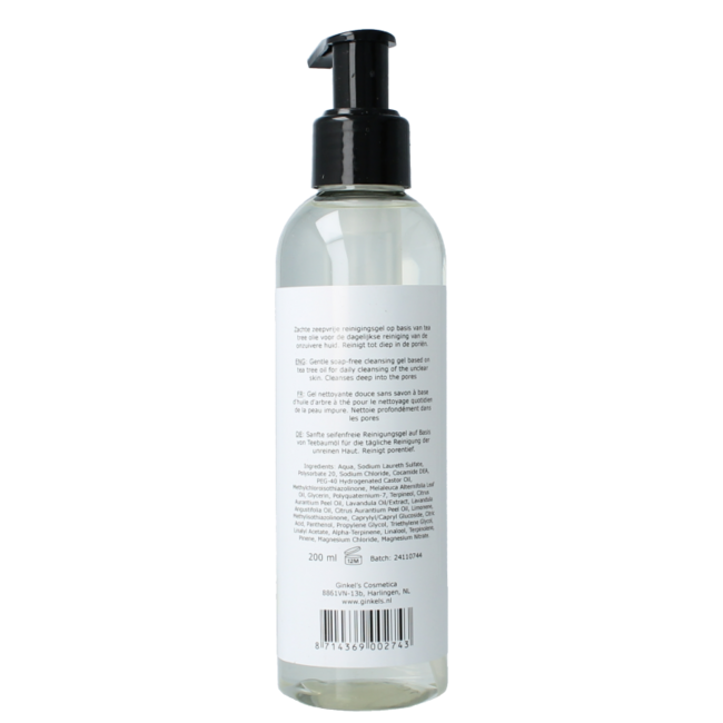 Detergente viso Ginkel's Tea Tree 200 Millilitri