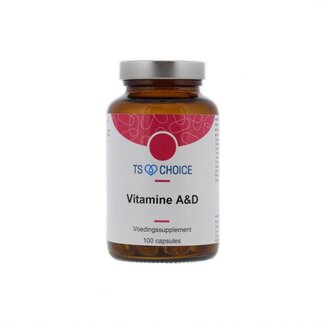 TS Choice Vitamine A et D foie de morue 100 Capsules