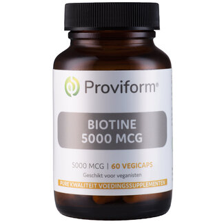 Proviform Biotina 5000 mcg 60 cápsulas vegetarianas