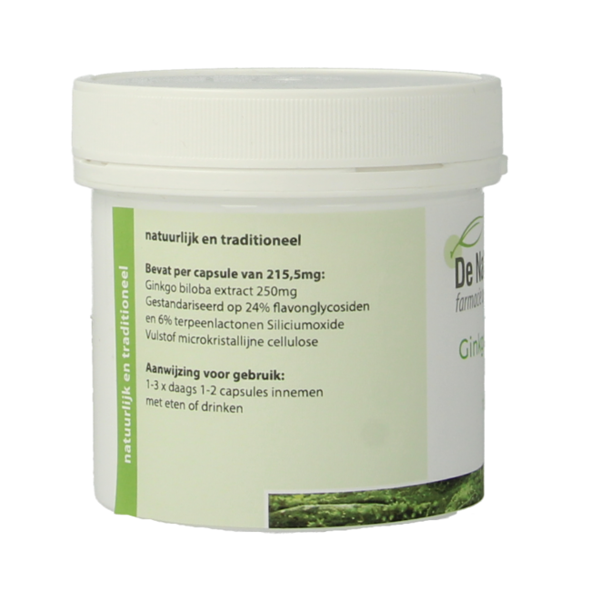 Natuurapotheek Ginkgo biloba 24 % 250 mg 100 gélules