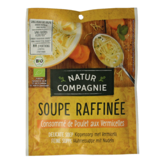 Natur Compagnie Natur Compagnie Hühnersuppe mit Fadennudeln bio 40 Gramm