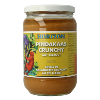 Horizon Crema de cacahuete crujiente con sal marina eco bio 650 gramos