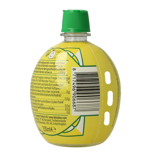 Bioidea Bio-Zitronensaft in der Quetschflasche 200 Milliliter
